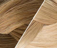10 Ombré Hair Tape Haarverlängerung Haselnussbraun Ombré Hair